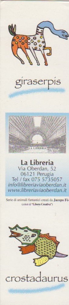 MARCAPAGINAS La Librería Perugia Italia Marque Pages Bookmark